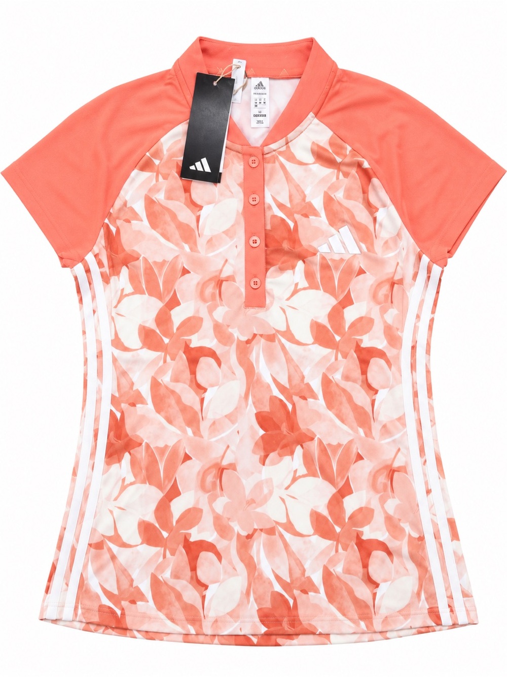 adidas Women’s Peach Floral Polo